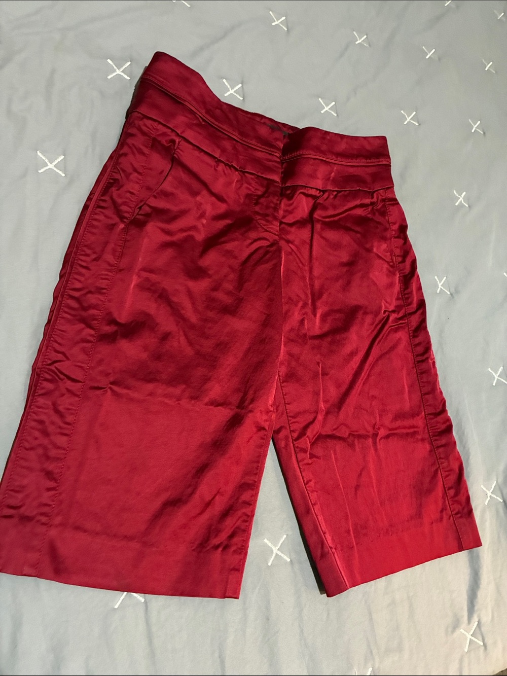 Bebe Sleek Red Capris